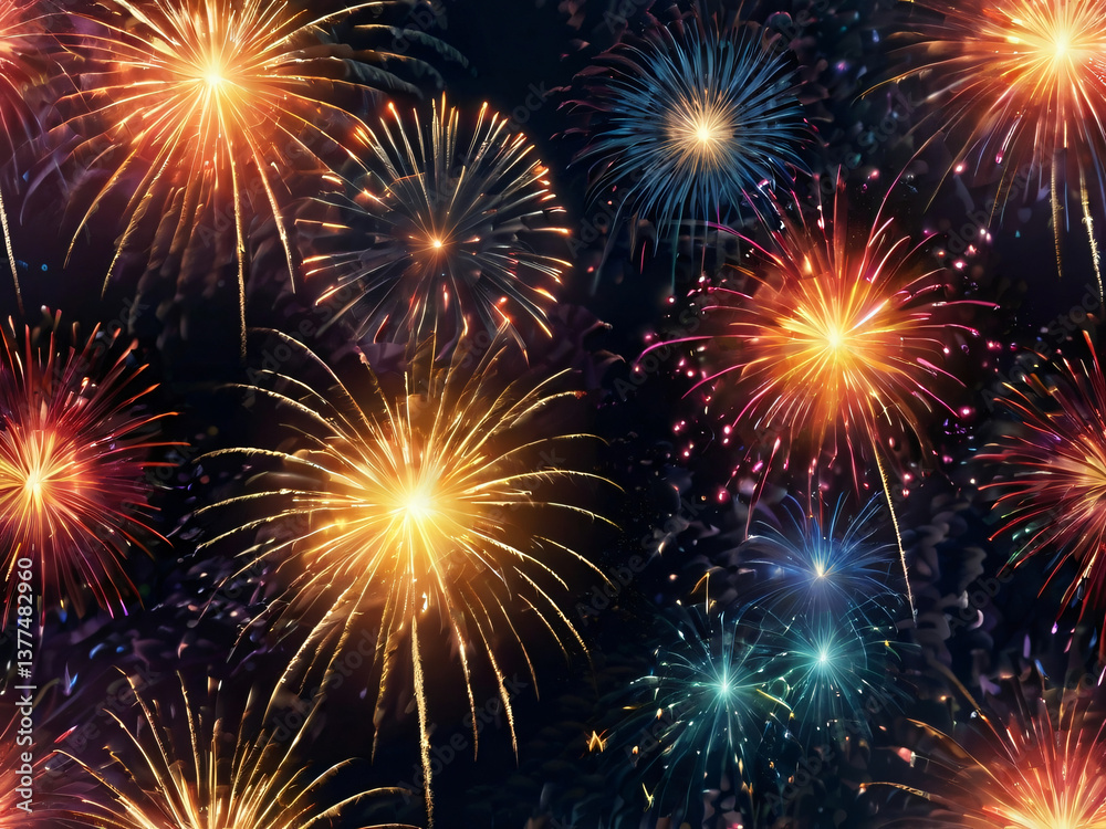 Fototapeta premium fire sky