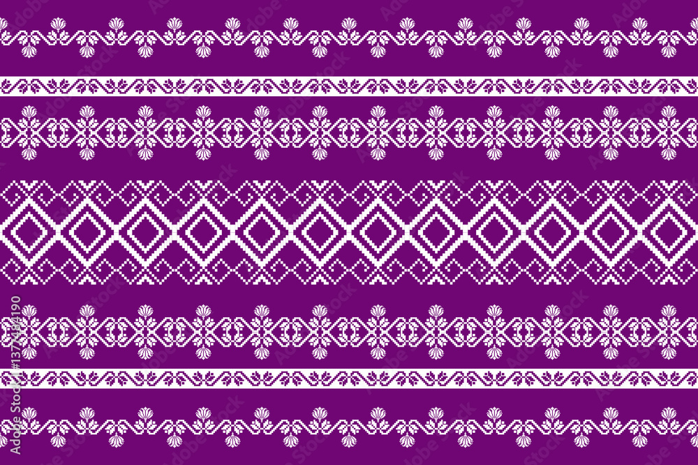 Geometric, seamless,pixel traditional ethnic, thai pattern, fabric pattern for textiles, rugs, wallpaper, clothing, sarong, batik, print, background, cover, illustration, two tone, Geometric, seamless,pixel traditional ethnic, thai pattern, fabric pattern for textiles, rugs, wallpaper, clothing, sarong, batik, print, background, cover, illustration, two tone,