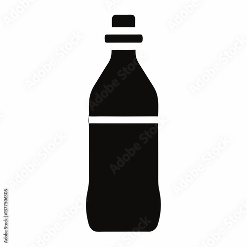 A collection of wine and beer bottles with labels isolated on a white background