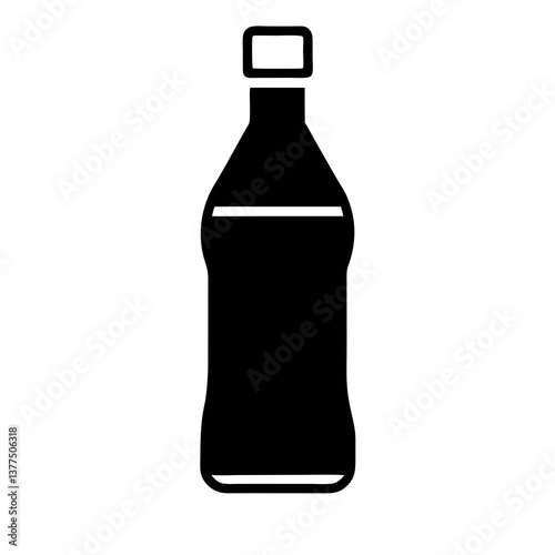 A collection of wine and beer bottles with labels isolated on a white background