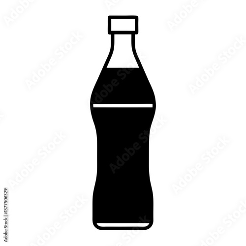 A collection of wine and beer bottles with labels isolated on a white background