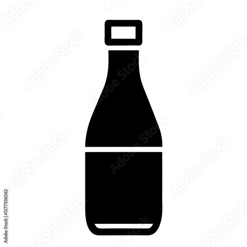A collection of wine and beer bottles with labels isolated on a white background
