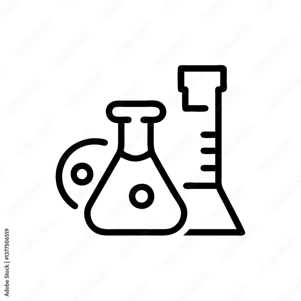 Chemistry Lab Equipment Vector Icons for Scientific Research Use. chemistry icon set, set of laboratory equipment, vector, vectoral drawing.Science Containers Set. Vector isolated black . Chemistry Lab Equipment Vector Icons for Scientific Research Use. chemistry icon set, set of laboratory equipment, vector, vectoral drawing.Science Containers Set. Vector isolated black .