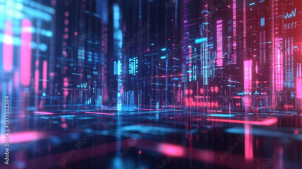 Digital Cityscape Neon Lights and Data Streams of excellence in splendor beyond compare with grace Digital Cityscape Neon Lights and Data Streams of excellence in splendor beyond compare with grace