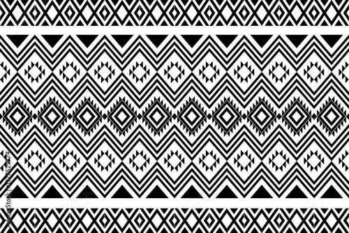 Geometric, seamless,pixel traditional ethnic, thai pattern, fabric pattern for textiles, rugs, wallpaper, clothing, sarong, batik, print, background, cover, illustration