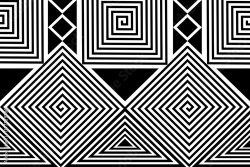 Geometric, seamless,pixel traditional ethnic, thai pattern, fabric pattern for textiles, rugs, wallpaper, clothing, sarong, batik, print, background, cover, illustration