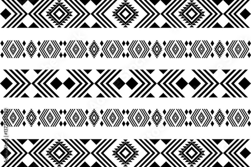 Geometric, seamless,pixel traditional ethnic, thai pattern, fabric pattern for textiles, rugs, wallpaper, clothing, sarong, batik, print, background, cover, illustration