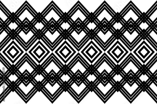 Geometric, seamless,pixel traditional ethnic, thai pattern, fabric pattern for textiles, rugs, wallpaper, clothing, sarong, batik, print, background, cover, illustration