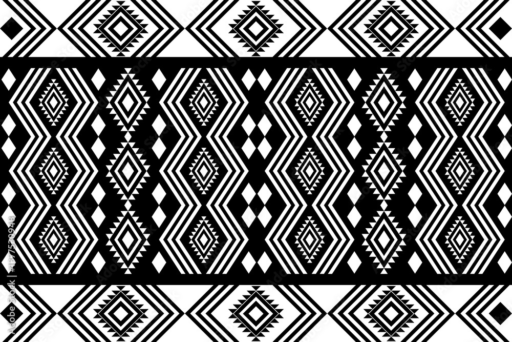 Geometric, seamless,pixel traditional ethnic, thai pattern, fabric pattern for textiles, rugs, wallpaper, clothing, sarong, batik, print, background, cover, illustration Geometric, seamless,pixel traditional ethnic, thai pattern, fabric pattern for textiles, rugs, wallpaper, clothing, sarong, batik, print, background, cover, illustration