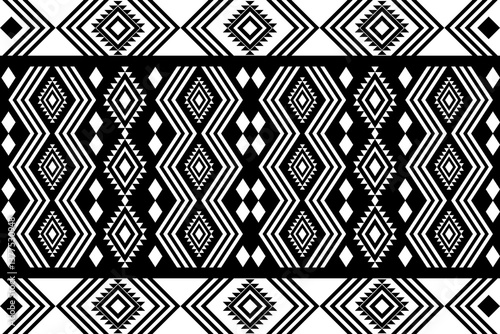 Geometric, seamless,pixel traditional ethnic, thai pattern, fabric pattern for textiles, rugs, wallpaper, clothing, sarong, batik, print, background, cover, illustration