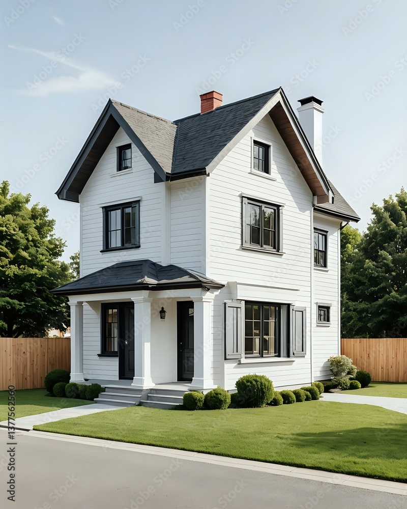 Obraz premium house in the park