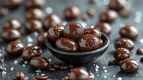 Chocolate Covered Almonds with Dark.