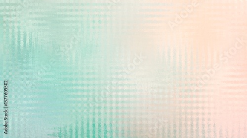 Soft pastel gradient textured background with subtle blends of mint green and light pink. Generative AI