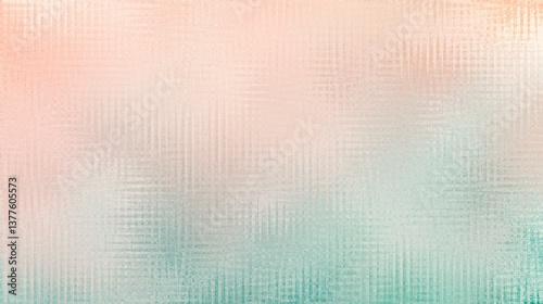 Soft pastel gradient textured background with subtle blends of mint green and light pink. Generative AI