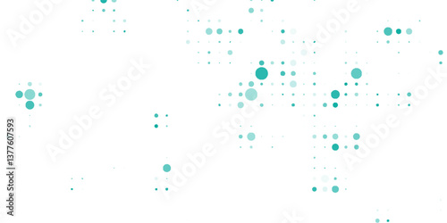 blue vector layout with circle shapes. Blurred decorative design in abstract style with bubbles.