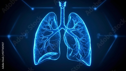Advancements in Lung Studies: Revolutionizing Diagnostics and Detection with Digital Innovations. Generative AI Illustration
