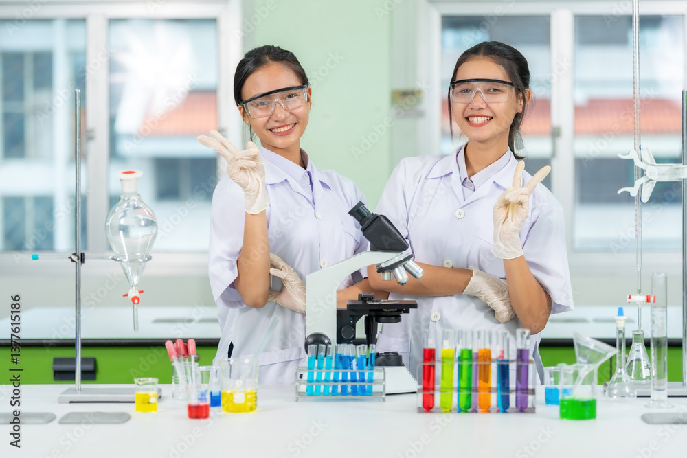 The groundbreaking science experiment led by two Asian female researchers focused on finding the perfect chemical balance for a highly effective, fast-acting medicine... The groundbreaking science experiment led by two Asian female researchers focused on finding the perfect chemical balance for a highly effective, fast-acting medicine...