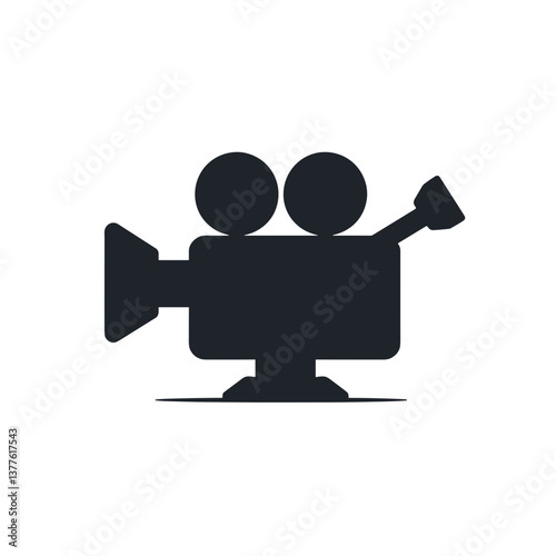 Camera icon symbolizing film and video production  