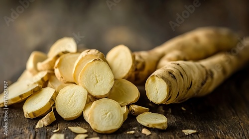 Chinese herb medicine or astragali radix or milkvetch root