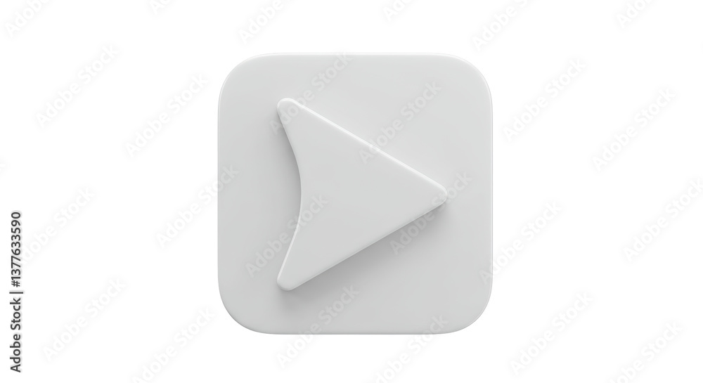 Isolated White Arrow Icon Isolated White Arrow Icon