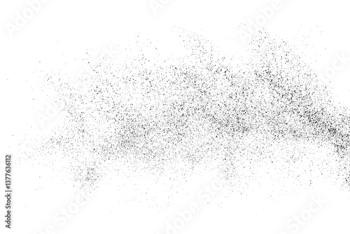 Obraz na płótnie Water texture. Splash effect. Snow overlay. Drops liquid. Grunge pattern. Black explosion on transparent background. PNG format. w salonie