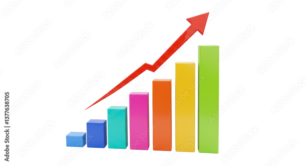 Isolated Business Chart Isolated Business Chart