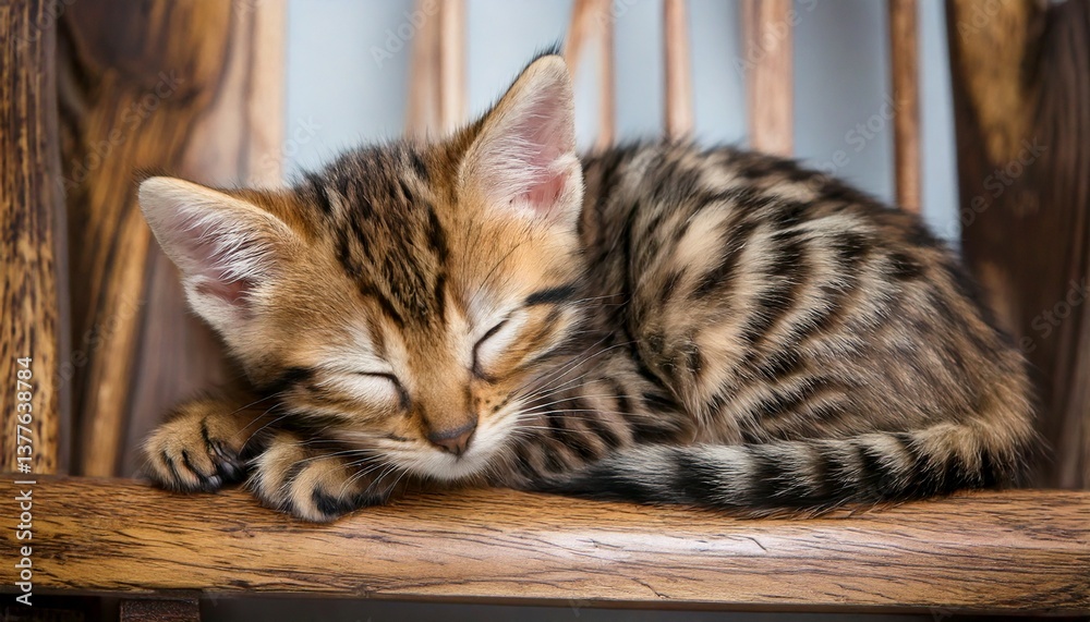 かわいい子猫の寝顔 かわいい子猫の寝顔