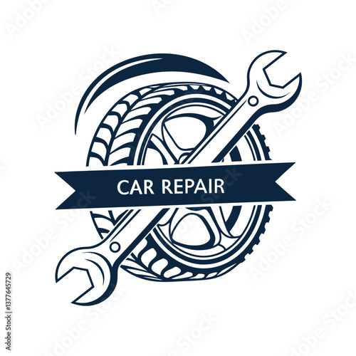car repair logo design 
