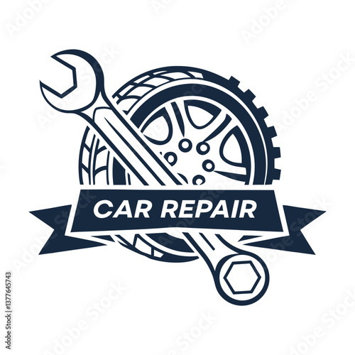 car repair logo design 