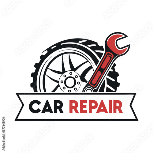 car repair logo design 