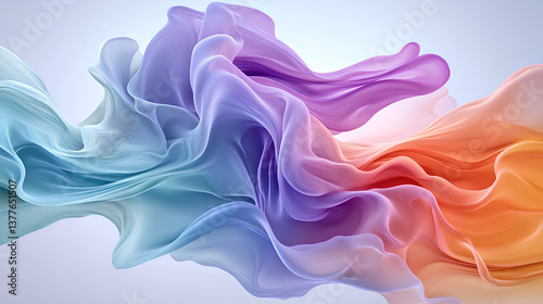 Marble-inspired pastel texture with flowing swirls of soft coral, lavender, and sky blue  
