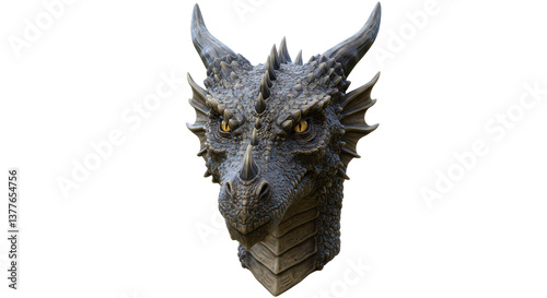 Isolated Dragon Head