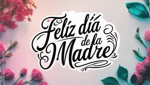 Feliz Dia De La Madre Design, Spanish Mothers Day