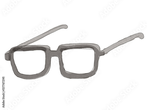 glasses isolated on white