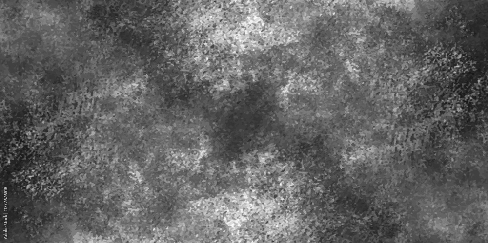 Fototapeta premium Abstract black and white grunge texture vector background. Seamless white concrete texture. Vector scratched grunge wall urban monochrome pattern. seamless gray flat stucco gray stone table.