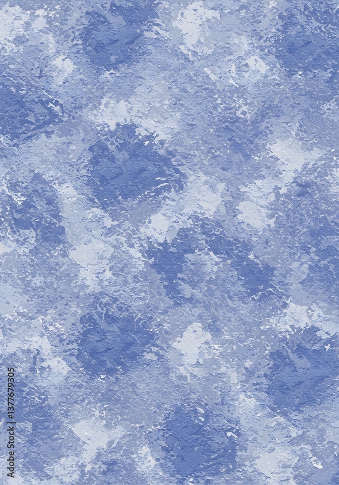 Fototapeta premium Abstract Blue Paint Texture Background. AI Generated