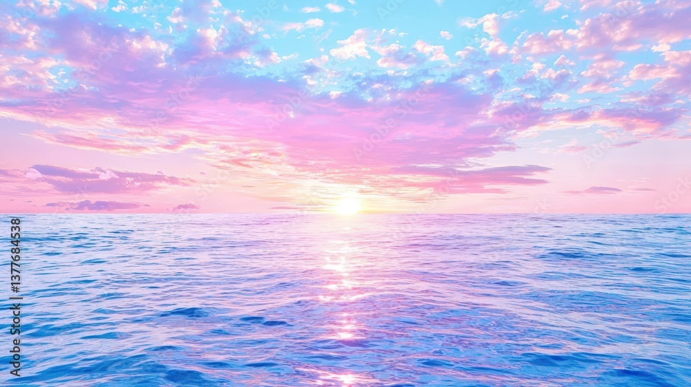 A glowing sunset over a calm ocean, creating a romantic and dreamy backdrop for resort wear , A glowing sunset over a calm ocean, creating a romantic and dreamy backdrop for resort wear ,