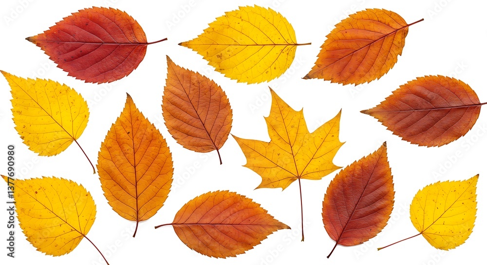 Fototapeta premium Autumn's Palette AI Generated