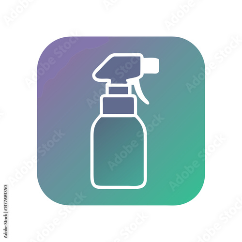 Spray Bottle Vector Illustration