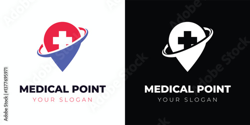Health care logo and Medical logo Template design element with modern concept.