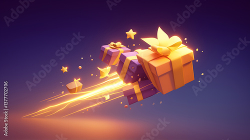 Gifts Flying Through the Night