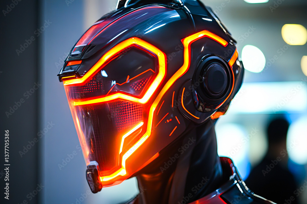 Fototapeta premium Futuristic Helmet Design
