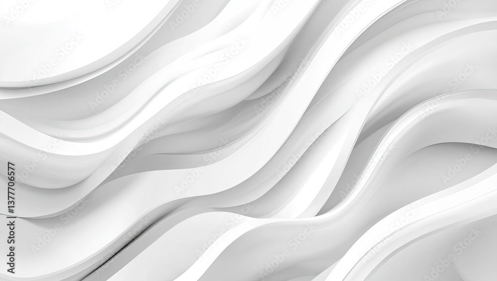 Abstract white wavy forms Abstract white wavy forms