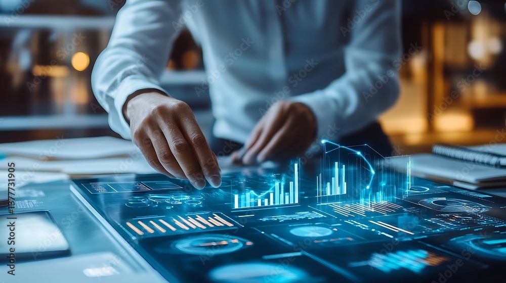 Business analytics and digital data visualization enhancing performance image Business analytics and digital data visualization enhancing performance image