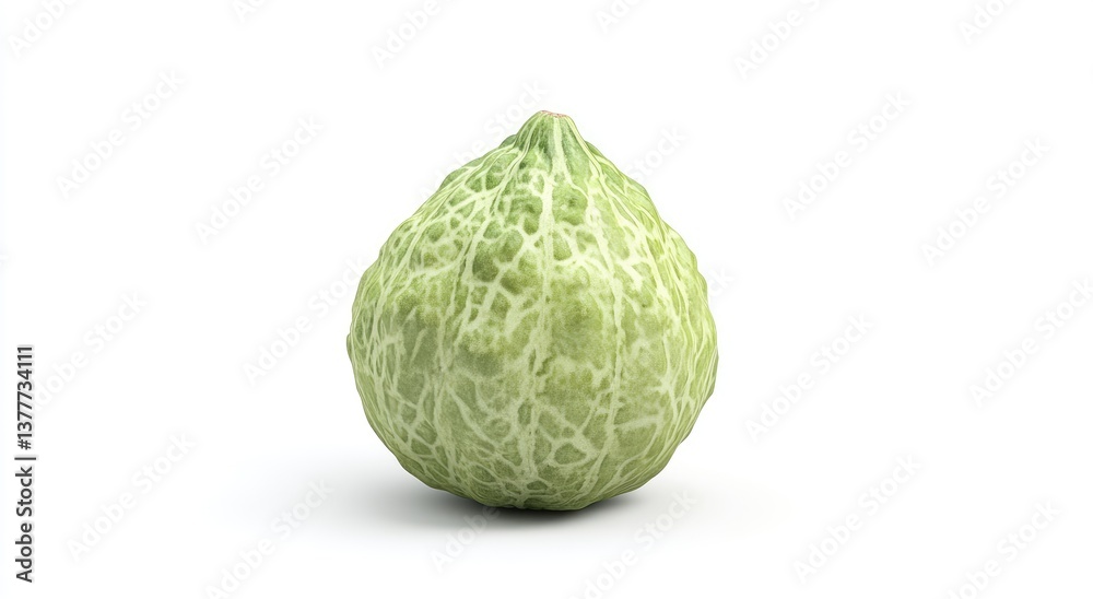 Fresh, round citrus fruit, light green Fresh, round citrus fruit, light green