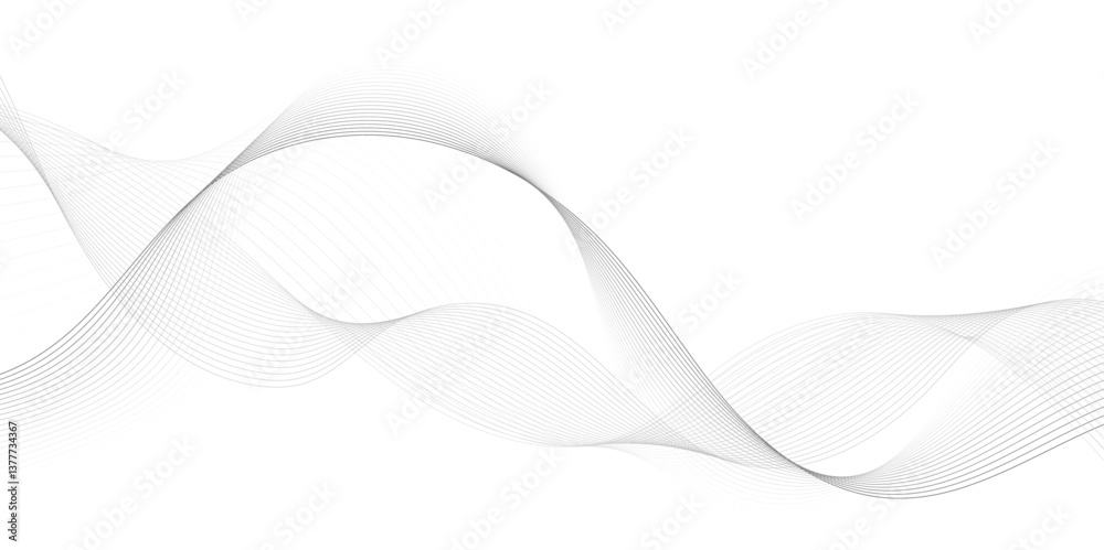 Abstract wave blend lines on transparent background. Design for banner, wallpaper, background and many more. Undulate Grey Wave Swirl, frequency sound wave, twisted curve lines with blend effect. Abstract wave blend lines on transparent background. Design for banner, wallpaper, background and many more. Undulate Grey Wave Swirl, frequency sound wave, twisted curve lines with blend effect.