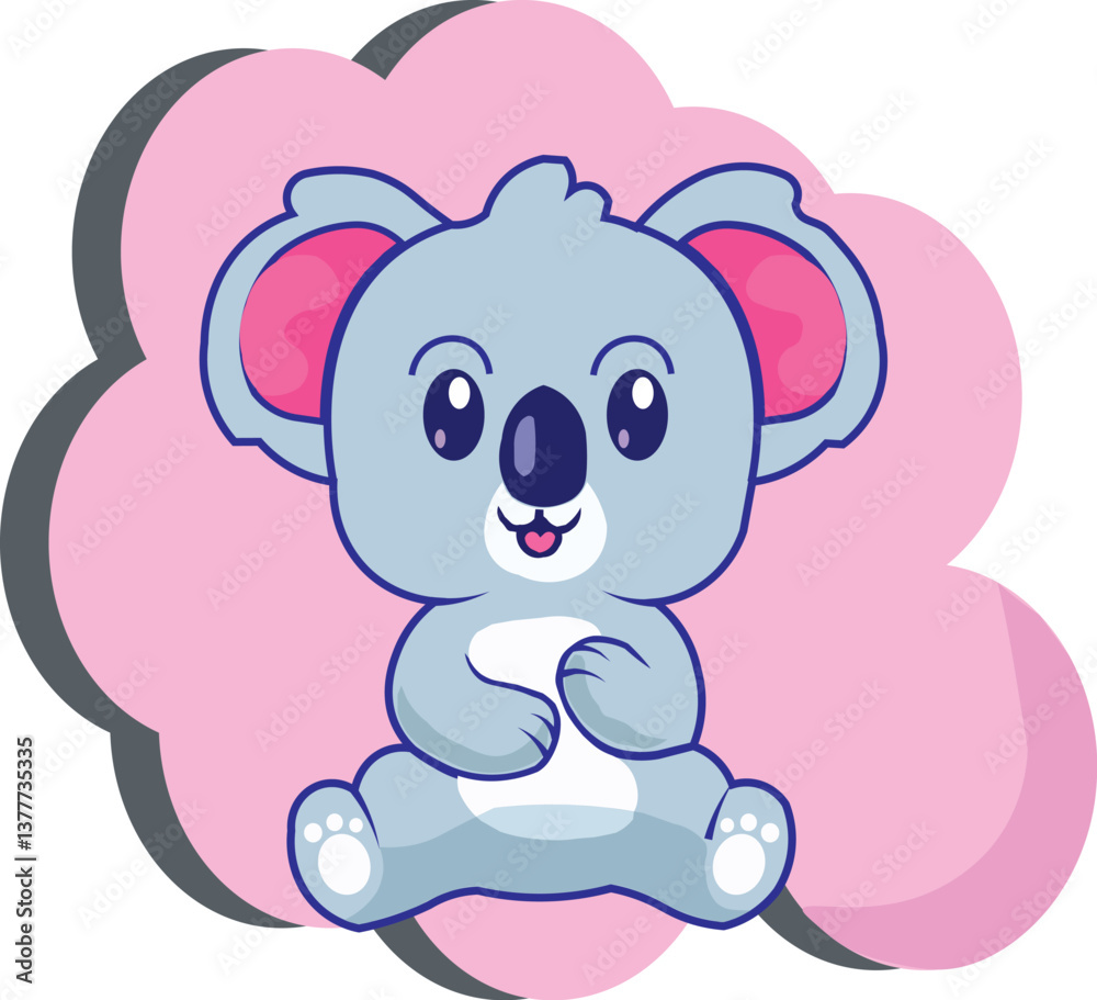 Fototapeta premium cute and fun cartoon bear