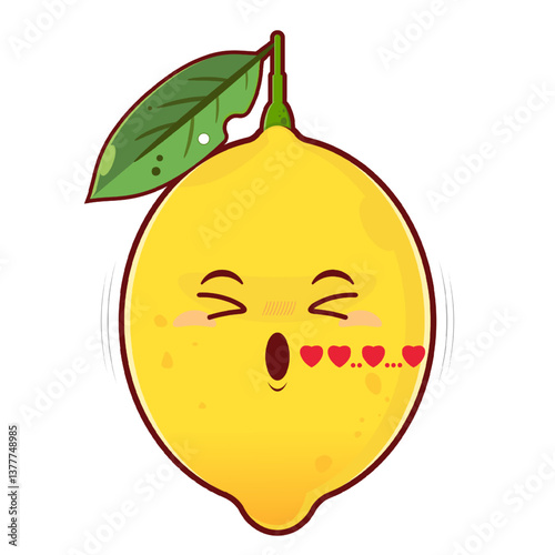 lemon whistling love cartoon cute