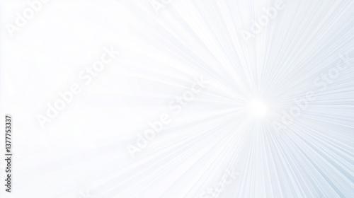 White radial burst background with subtle light rays