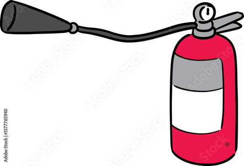 Illustration of fire extinguisher
